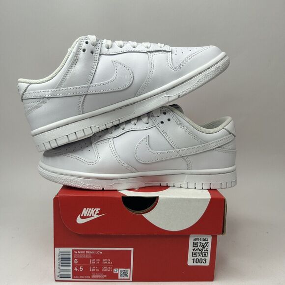 Nike Dunk Low WMNS “Triple White” 2023 - Picture 3 of 5